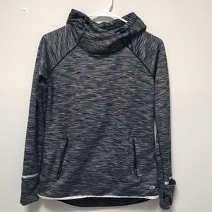 Cowl neck hoodie